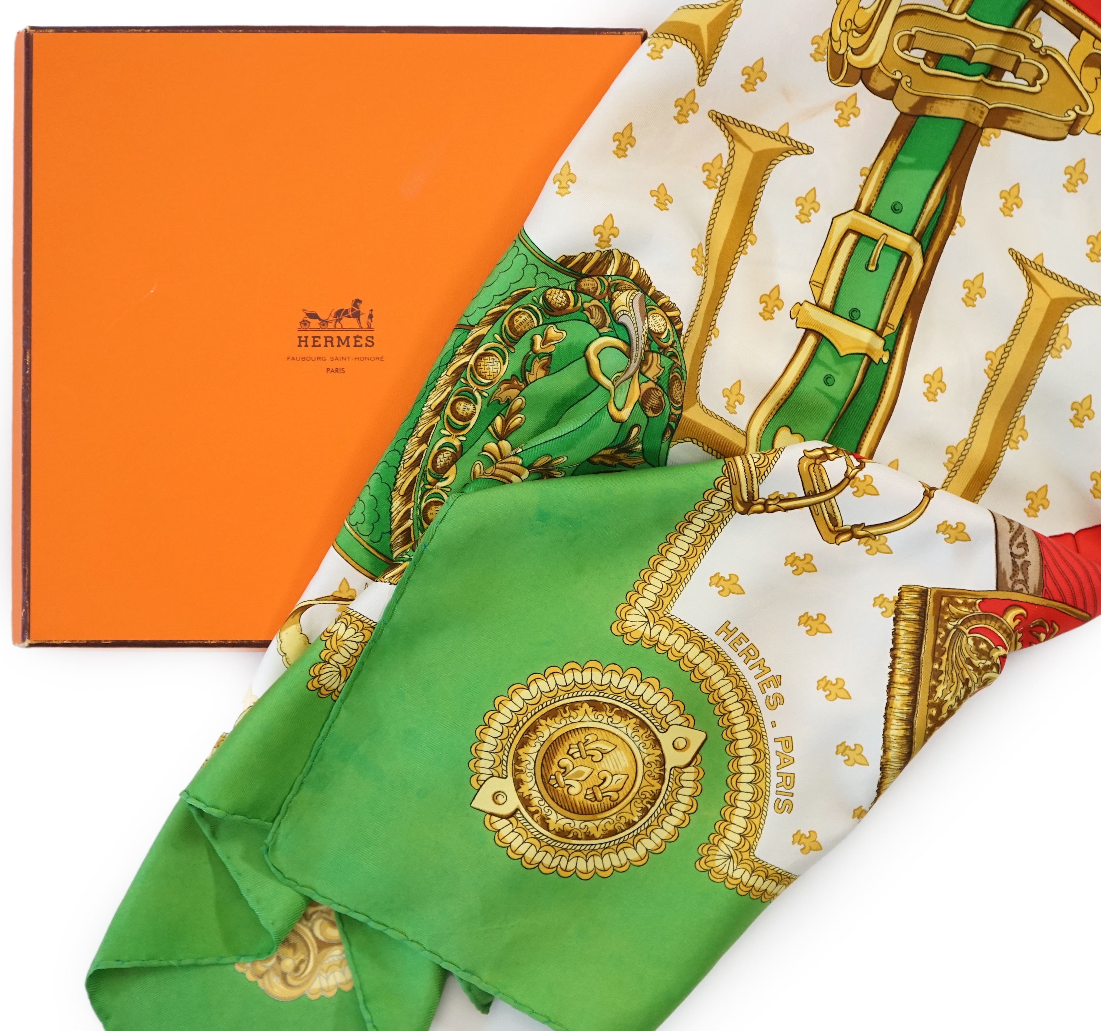 A Hermès silk Scarf 